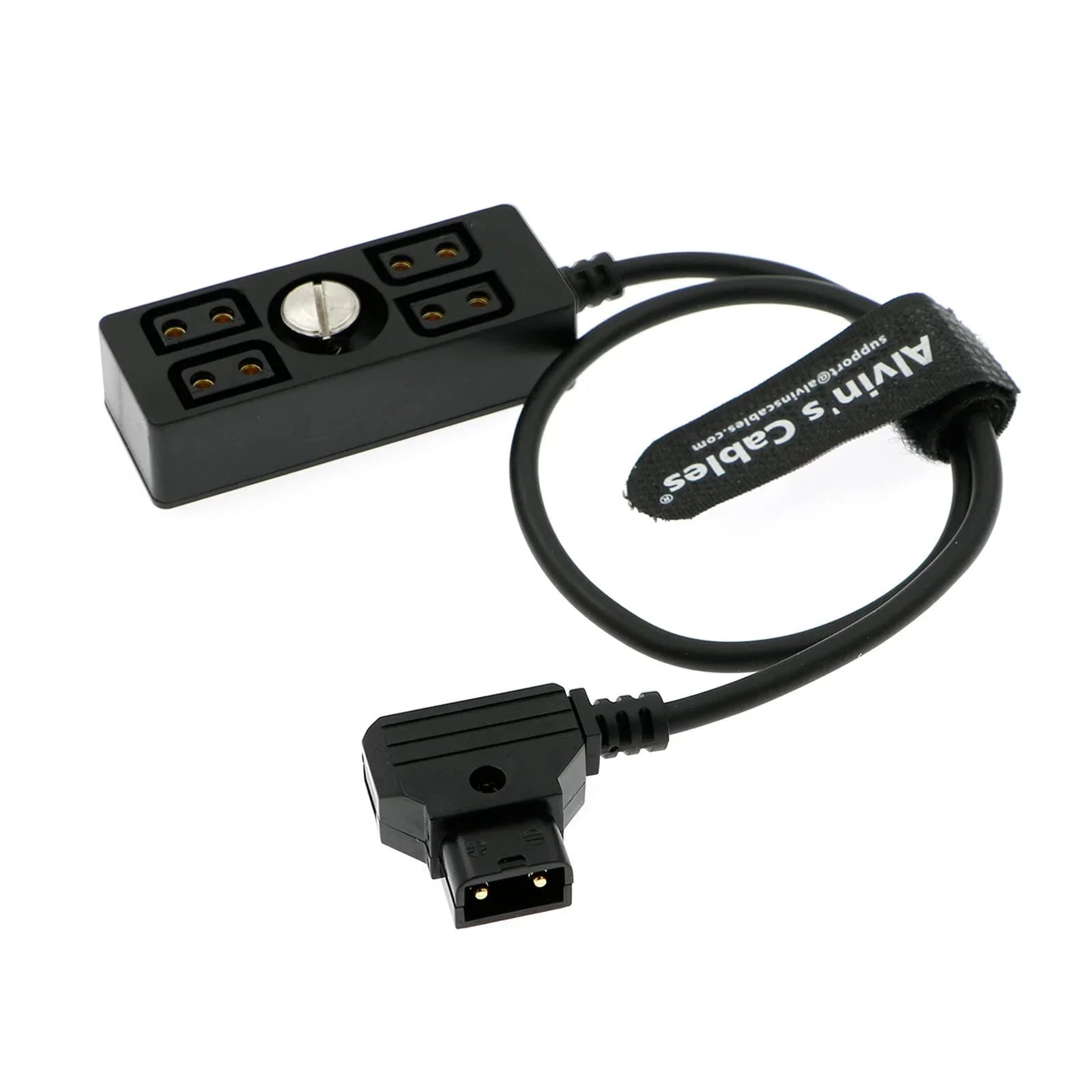 Alvin's Cables D-Tap 1-to-4 Splitter Hub (D-Tap Male to 4x D-Tap Female / 40cm)