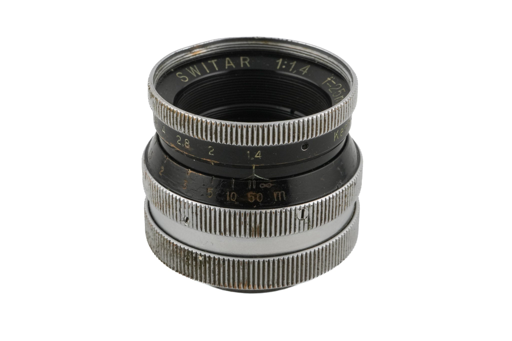 Kern Paillard Switar 25mm f/1.4 DV AR