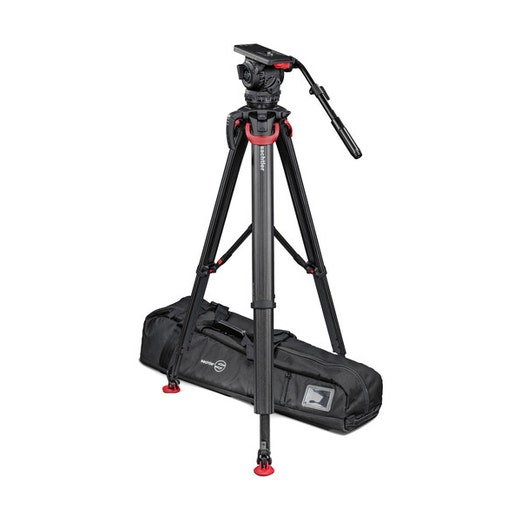Sachtler Video 18 fluid head on flowtech 100 tripod