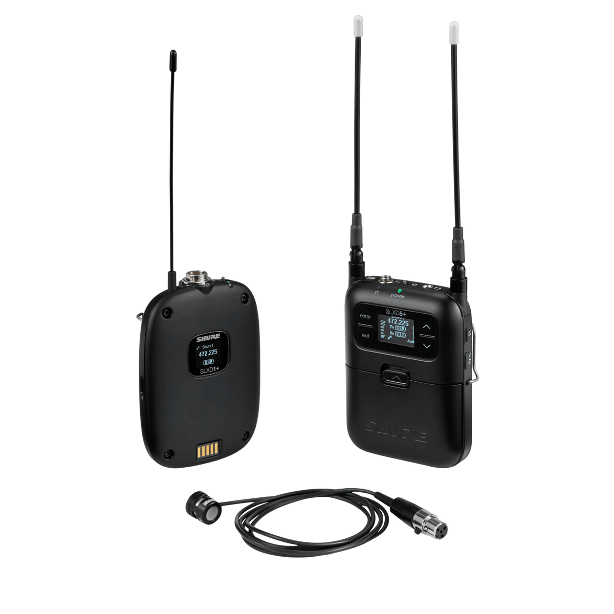 Shure SLXD15+/85M Wireless Lavalier Microphone System (G57: 470-608 MHz)